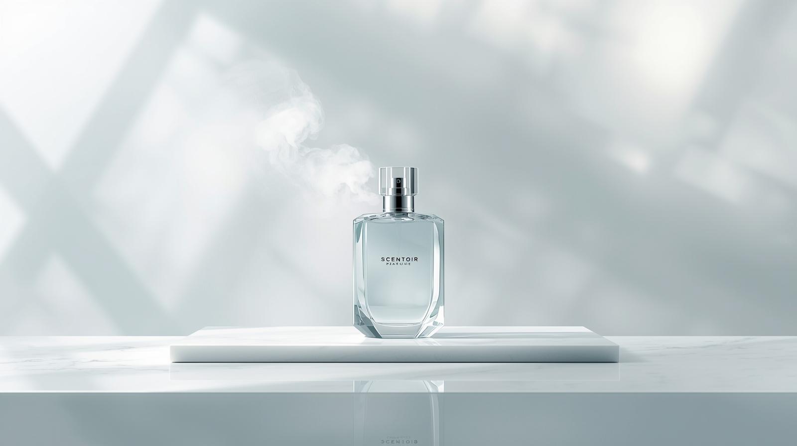 Model with Lady Scentoir perfume