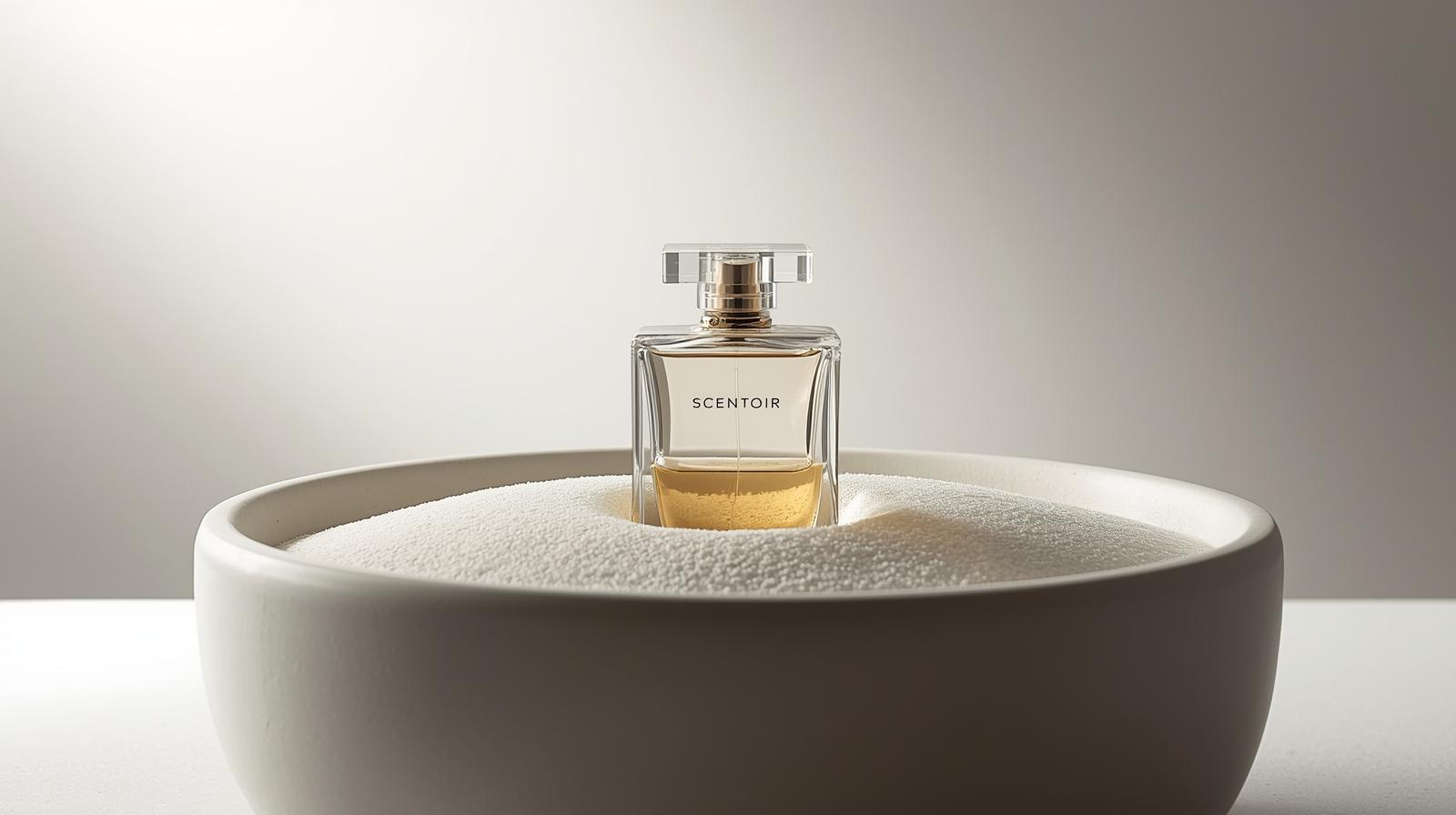 Model with Mystic Oud perfume